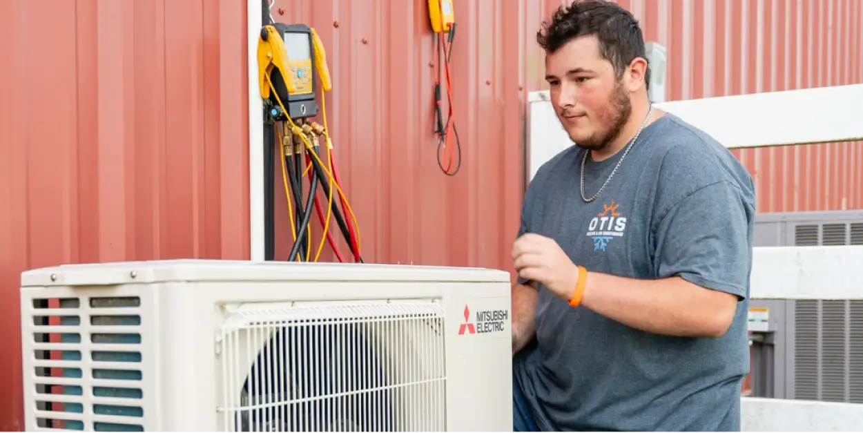 Ductless mini-split and central heat pump services from Otis Heating & Air Conditioning