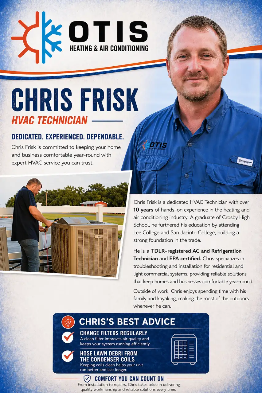 Chris of Otis Heating and Air Conditioning