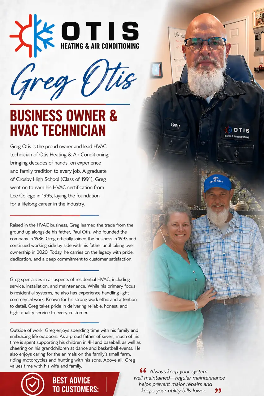 Greg of Otis Heating and Air Conditioning